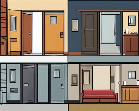 adjoining rooms vs connecting rooms.